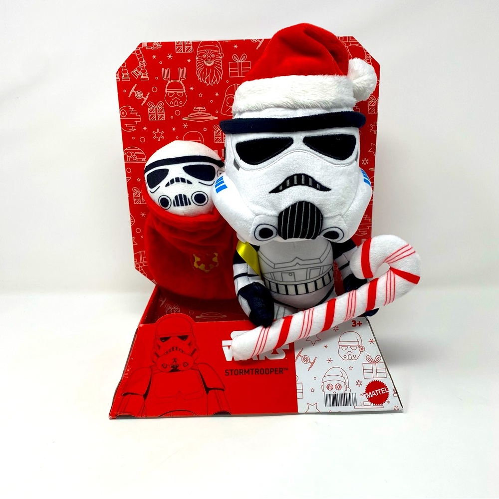 Star Wars Winter Holiday Stormtrooper 10" Plush with
Candy Cane NEW‎